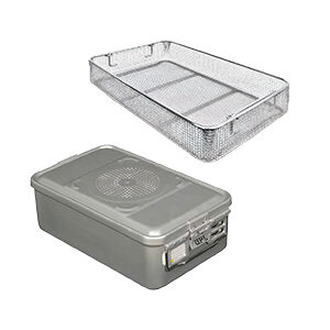 Sterilizing Container & Wire Trays