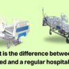 What is the difference between an ICU bed and a regular hospital bed