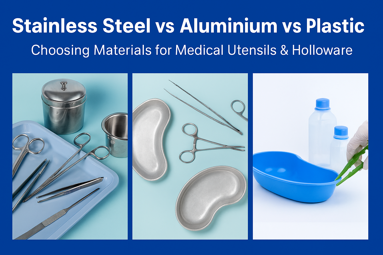 Stainless Steel vs Aluminium vs Plastic