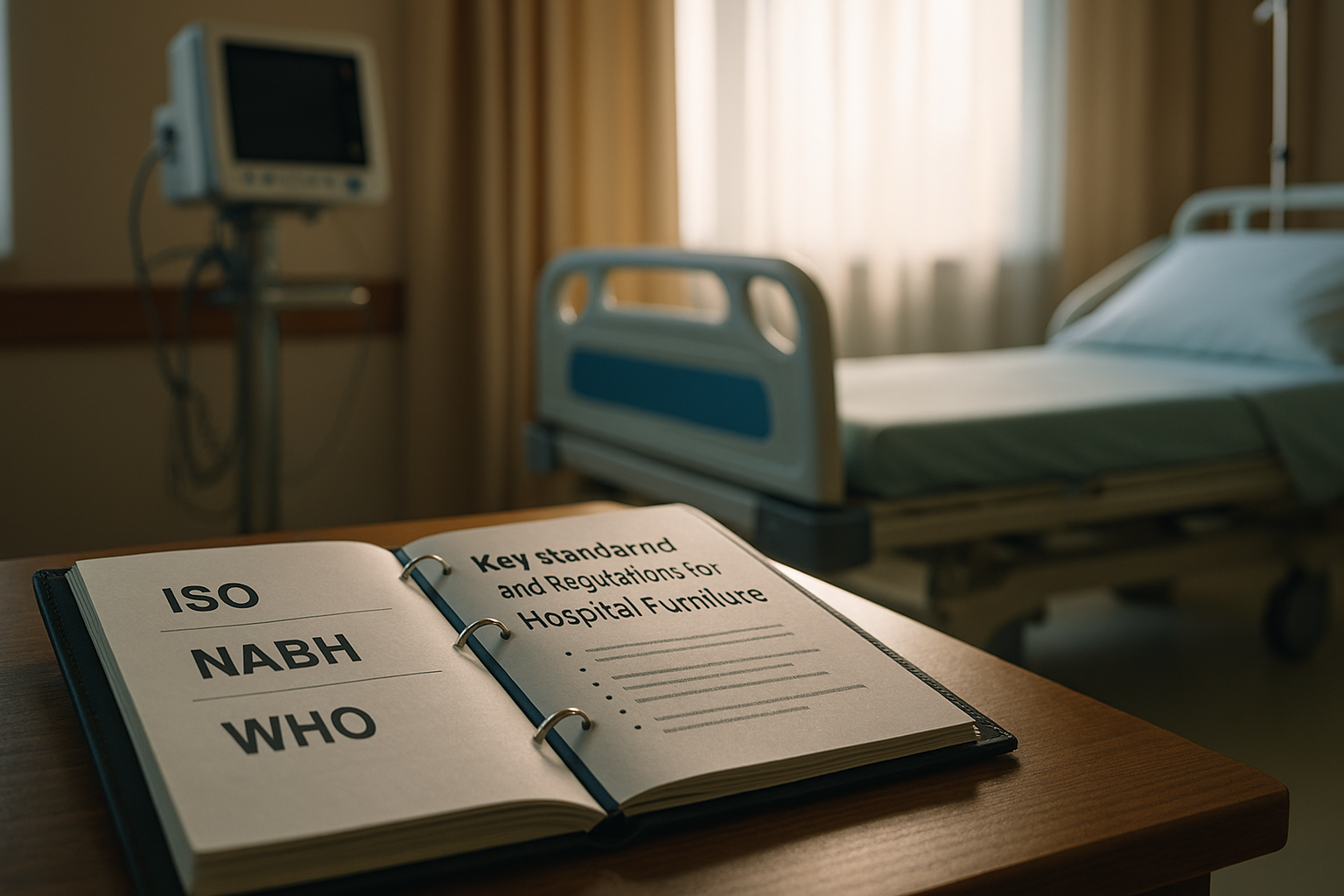 Key Standards and Regulations for Hospital Furniture (ISO, NABH and WHO)