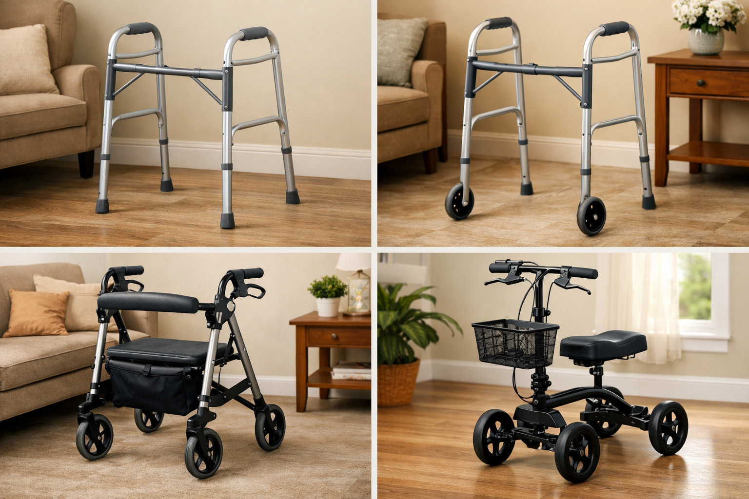 Types of Walkers for Elderly People Types of Walkers for Elderly People