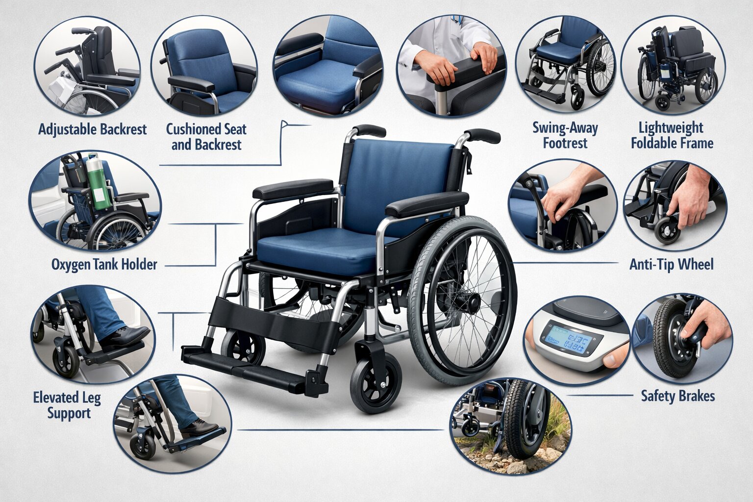 12 Essential Features to look for before buying a hospital wheelchair 12 Essential Features to look for before buying a hospital wheelchair
