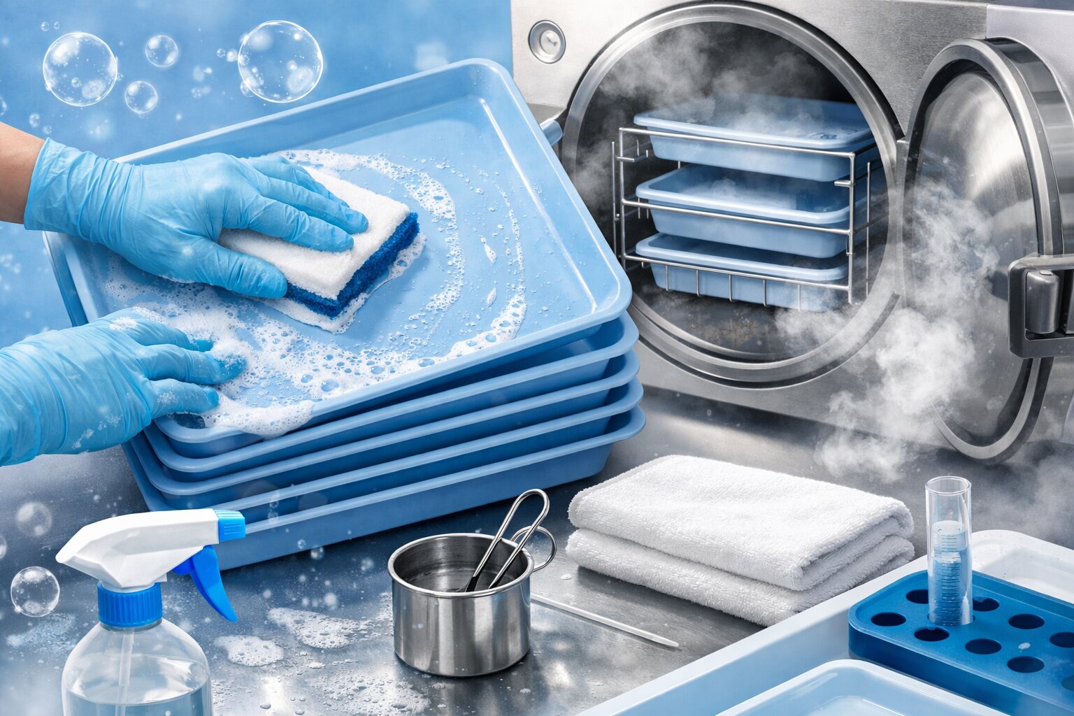 Guide To Sterilization And Cleaning Of Hospital Plastic Trays