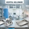 304 vs 202 Stainless Steel Hospital Holloware