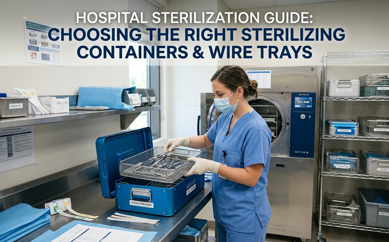 hospital sterilizing containers and stainless steel wire trays hospital sterilizing containers and stainless steel wire trays